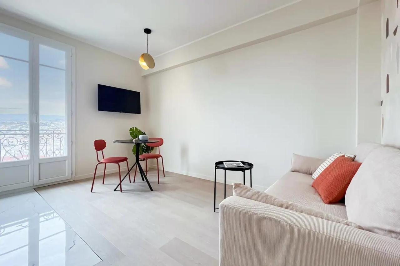 Ferienwohnung Le Panoramique Nizza Exterior foto