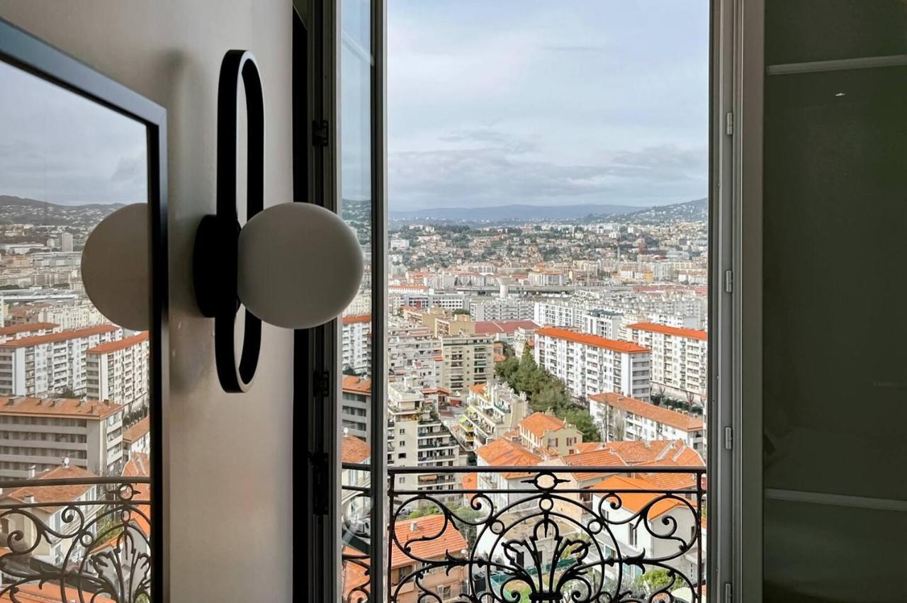 Ferienwohnung Le Panoramique Nizza Exterior foto