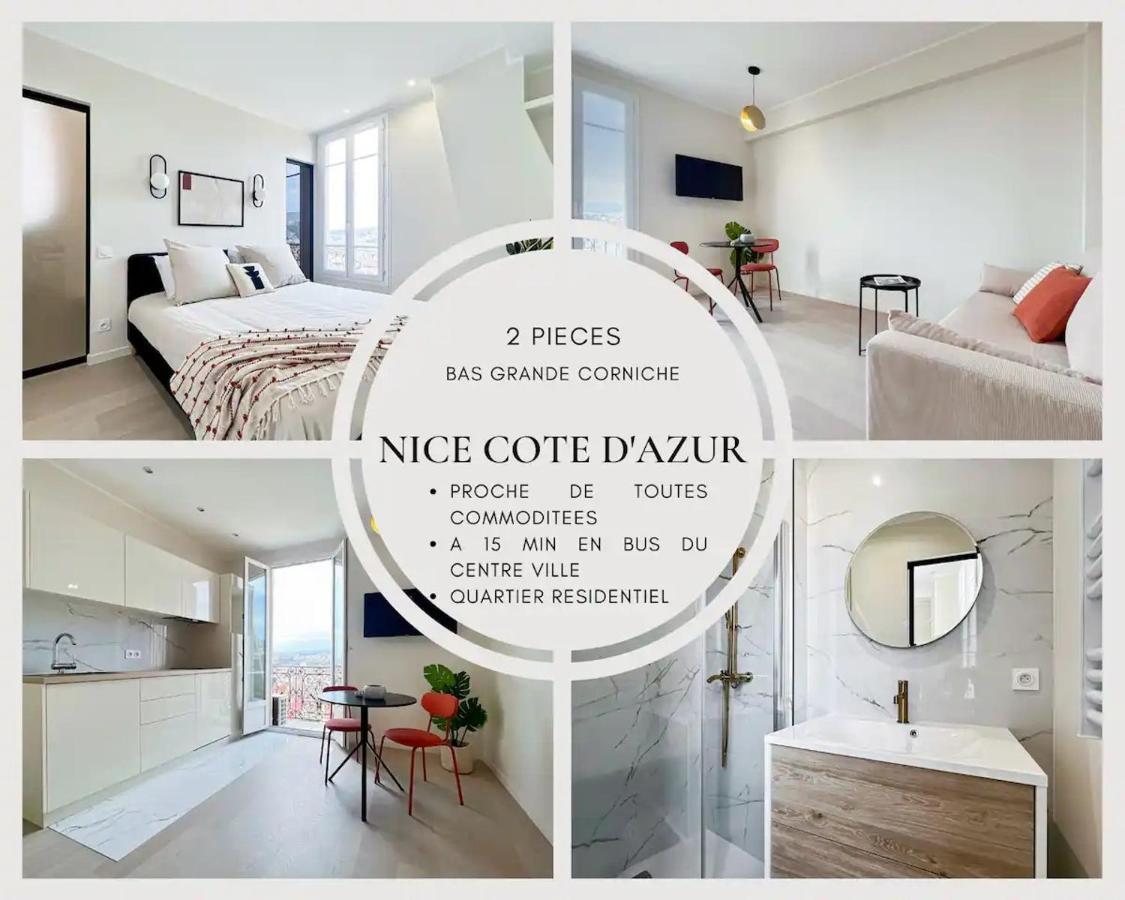Ferienwohnung Le Panoramique Nizza Exterior foto