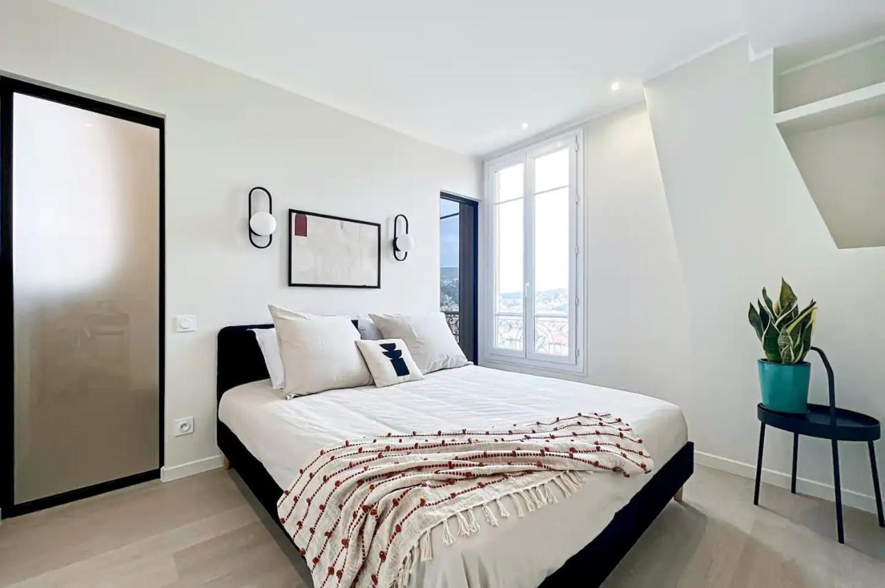 Ferienwohnung Le Panoramique Nizza Exterior foto